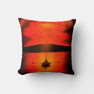 Almofada Vintage Sunset Hope Faith Love Incentive