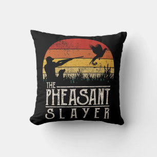 Almofada Vintage Sunset Retro Style Pheasant Hunting Pheasa