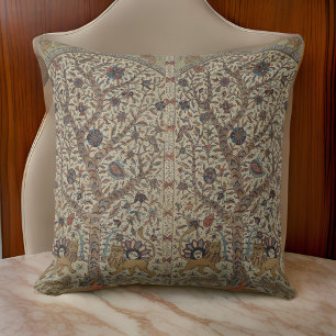 Almofada Vintage Taupe Trees Pessoas Antigas