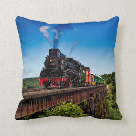 Almofada Vintage Train Bridge Photo