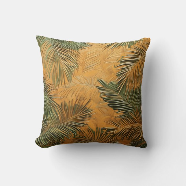 Almofada Vintage Tropical Floral Delícia (Frente)