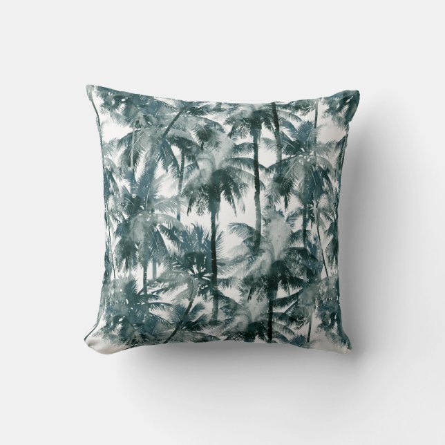Almofada Vintage Tropical Palm Tree Cushion (Frente)