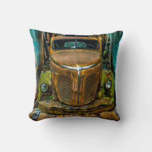 Almofada Vintage Truck Whiskey Barrels
