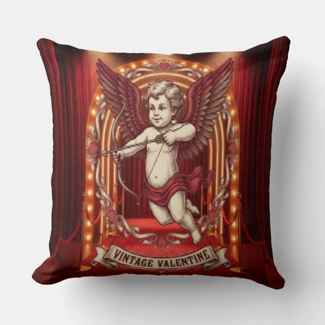 Almofada Vintage Valentine Day  (Frente)