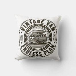 Almofada Vintage Van End Plan