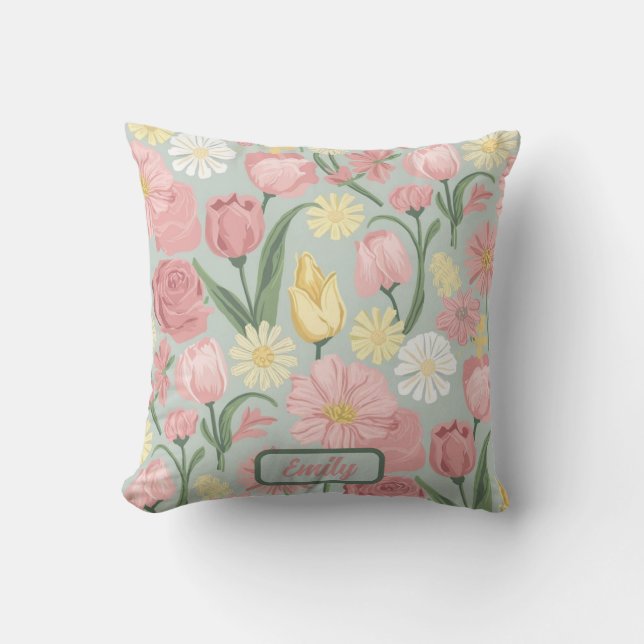 Almofada Vintage Vários Palcos De Bloom (Frente)