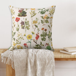 Almofada Vintage Wildflower Pattern