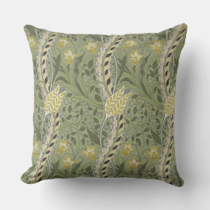 Almofada Vintage William Morris Daffodil Flores Amarelas   