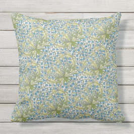 Almofada Vintage William Morris Foliage Flowers Harebell