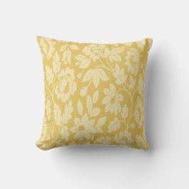 Almofada Vintage Yellow Flowers Pattern