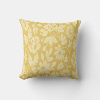 Almofada Vintage Yellow Flowers Pattern