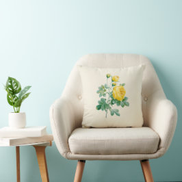 Almofada Vintage Yellow Rose Fine art