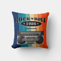 Vintagem de música rochosa n rolo