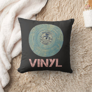 Almofada Vinyl Record Retro Disco Vintage Music Design