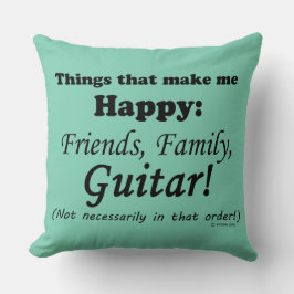 Almofada Violão me faz feliz