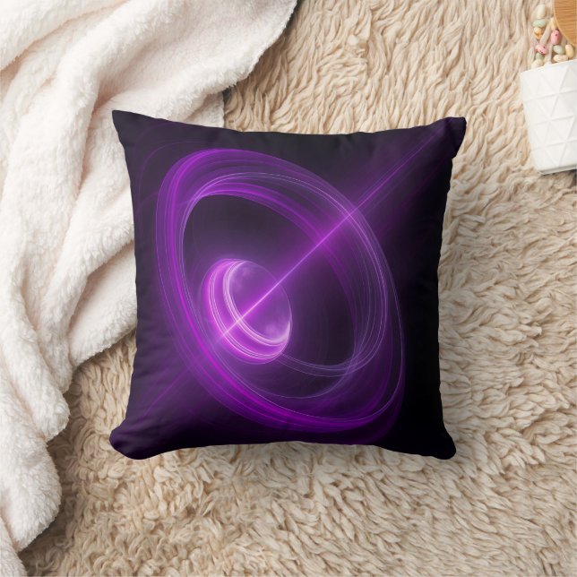 Almofada Violet Energy Vortex Throw Pillow (Cobertor)