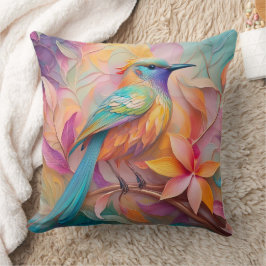 Almofada Violet Throed Songbird Fantasy Bird