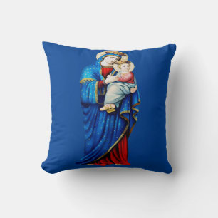 Almofada Virgem Maria com Menino Jesus