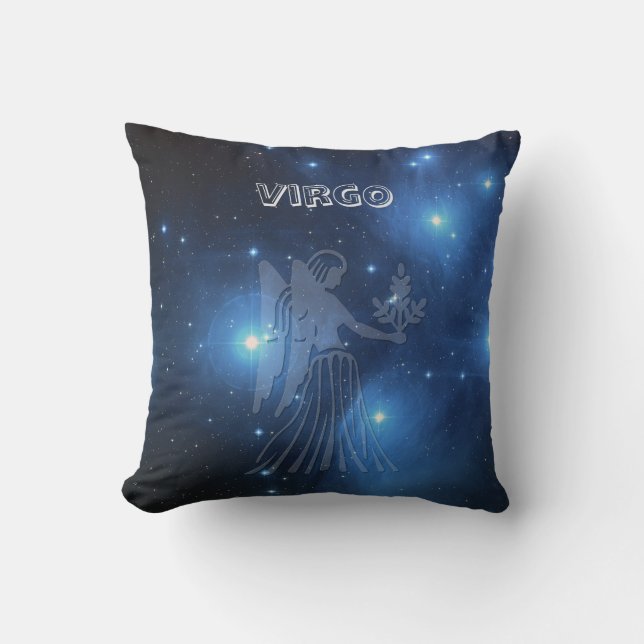Almofada Virgo do sinal do zodíaco (Frente)
