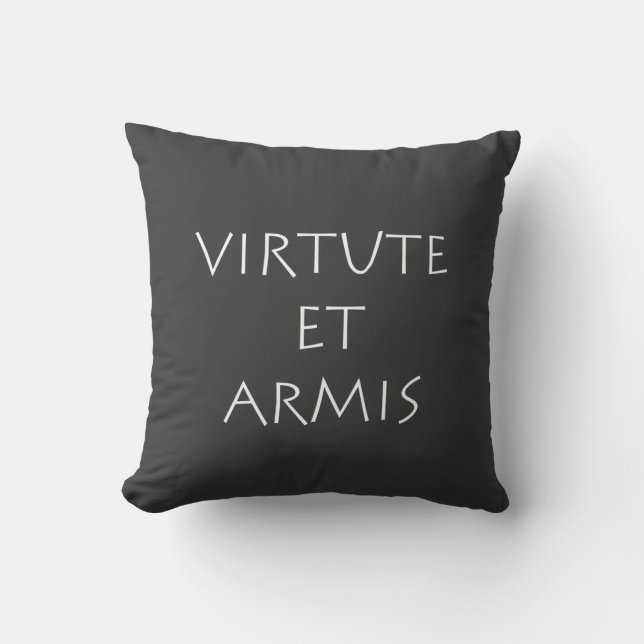 Almofada Virtude et armis (Frente)