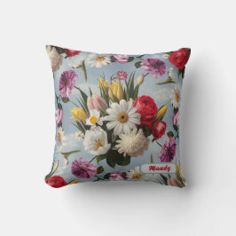 Almofada Visitas, Lírios e Tulipas