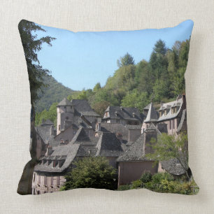 Almofada Vista da vila medieval (foto)