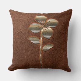 Almofada Vista de Feriado Dourado Retroativo