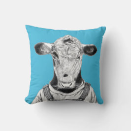 Almofada Vitelo em Dungaree (Azul da Velha Escola)