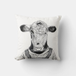 Almofada Vitelo em Dungaree (neve)