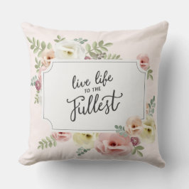 Almofada Viva A Vida Ao Travesseiro decorativo Inteiro