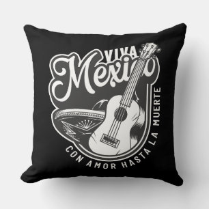 Almofada Viva Partido do México com minha guitarra