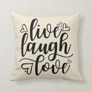 Almofada Vive o amor do riso