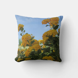 Almofada Vivo Amarelo Foto Desert Lantana Bloom