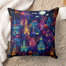 Vizinho da Estação Spooky à Noite