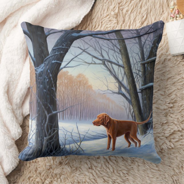 Almofada Vizla Deixe Nevar Natal (Cobertor)