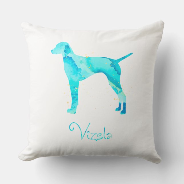 Almofada Vizsla Watercolor Design (Frente)