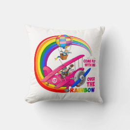 Almofada Vlieg met me me over de regenboog.