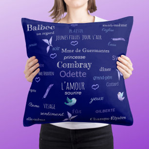 Almofada Vocabulário francês de Proust
