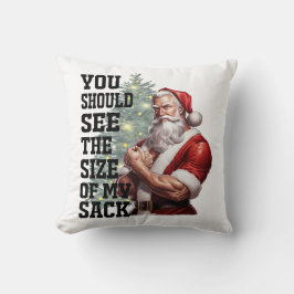 Almofada Você deveria ver o tamanho do meu saco