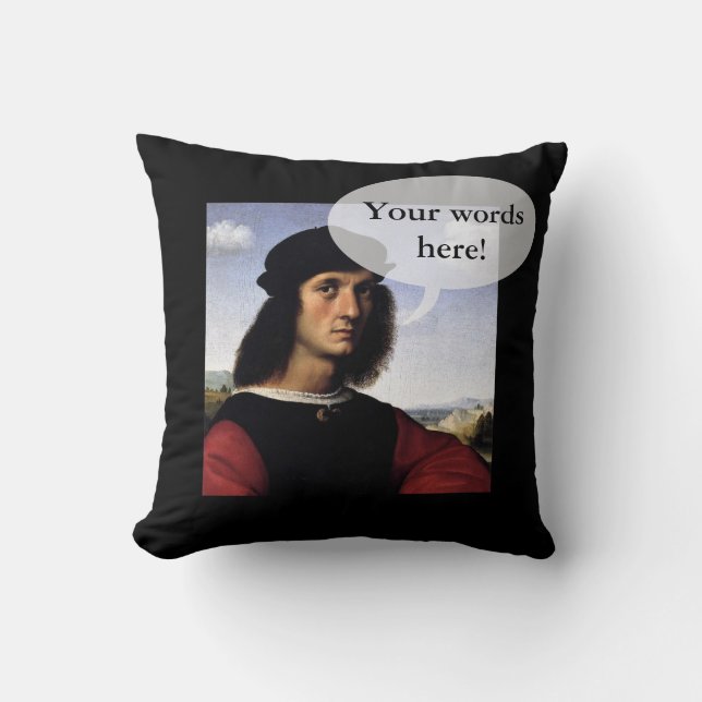 Almofada Você diz isso travesseiro (Frente)