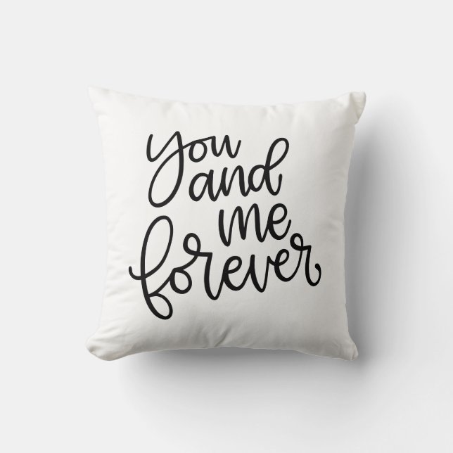 Almofada Você e eu para sempre (Frente)