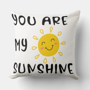 Almofada Você É Meu Travesseiro decorativo De Sol