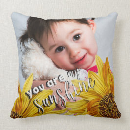 Almofada Você É Minha Foto De Girassol Amarelo Brilhante
