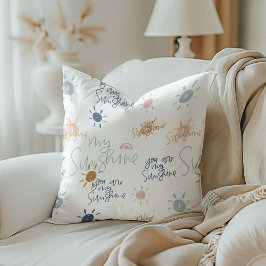 Almofada Você é o meu Sol na Terra Tons Reversível