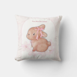 Almofada Você É Tão Amado Impressão De Coelhinho | Baby Gir