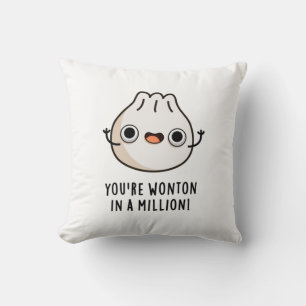 Almofada Você é Wonton em um Milhão de Cute Dimsum Pun
