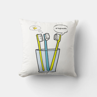 Almofada Você fala, eu acho, bananana