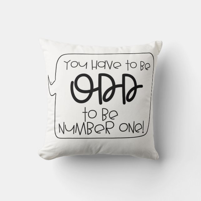 ALMOFADA VOCÊ TEM QUE SER IMPAR SER TRAVESSEIRO DA CHALAÇA (Frente)