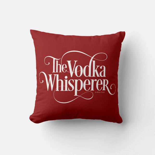 Almofada Vodka Whisperer (Frente)