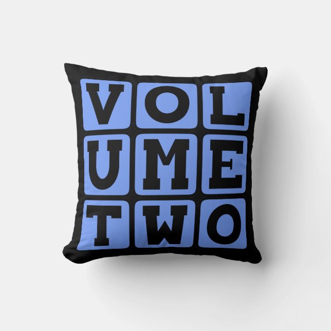 Almofada Volume Dois, Segundo Volume (Frente)